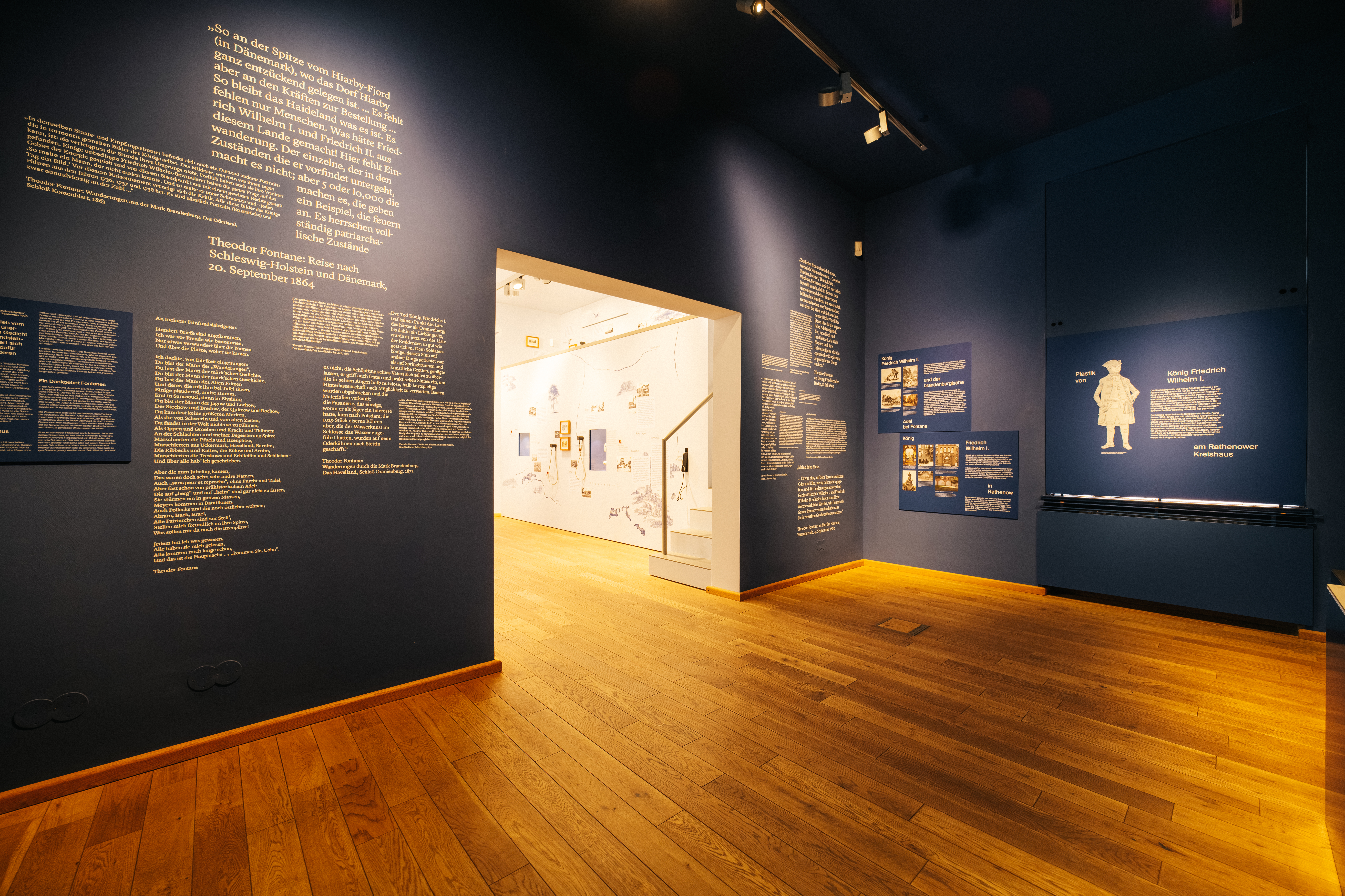 Ausstellung Fontane und Adel im Museum auf Schloss Ribbeck